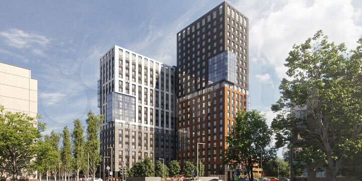 2-к. квартира, 61,7 м², 3/22 эт.