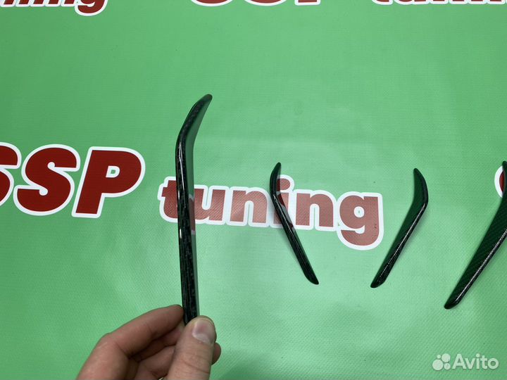 Карбоновые реснички для BMW G80 G82 G83 карбон