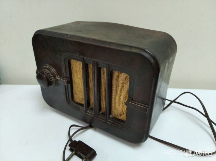 Громкоговоритель уфа Карболитовый 50е СССР редкий