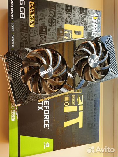 Видеокарта Palit GeForce GTX 1660 super Gaming Pro