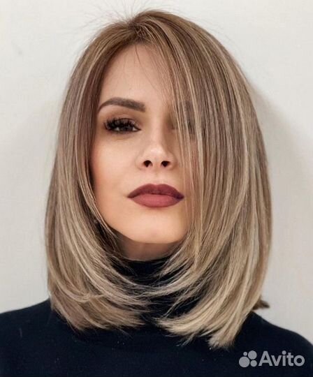 Модель на женсую стрижку к мастеру со стажем