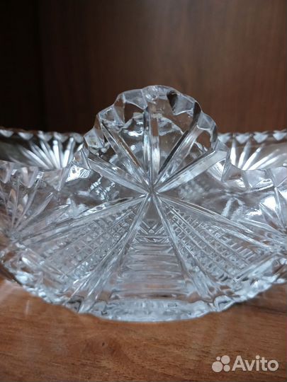Конфетница хрустальная СССР