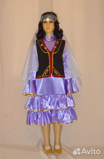 Башкирский национальный костюм на девочку