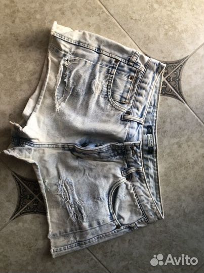 Джинсовые шорты pull bear