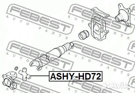 Крестовина карданного вала 35x72 / 106.5