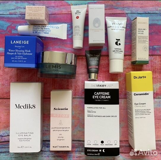 Крема бальзамы для губ и глаз 111skin