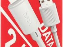 USB Кабель для Apple/iPhone hoco X88, 2,4A, 1м. Бе