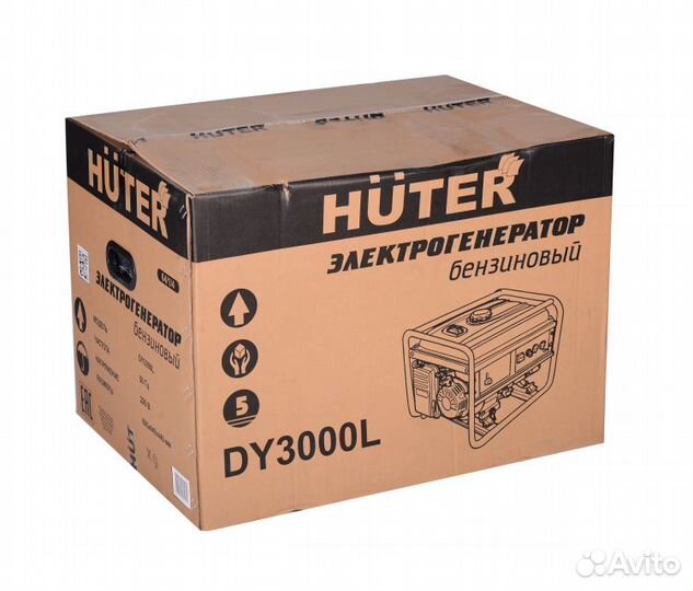 Генератор бензиновый huter DY3000L