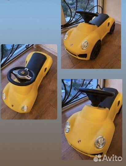 Детская машинка каталка porsche