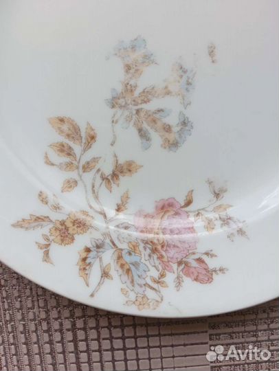 Тарелка кузнецова фарфор
