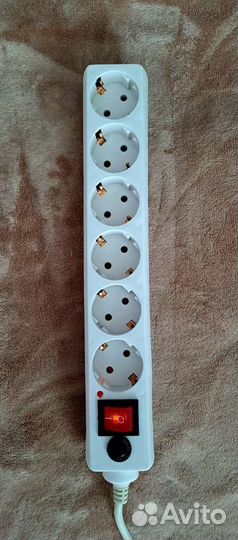 Сетевой фильтр удлинитель 2м