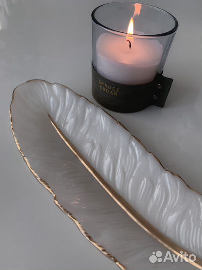 Перо, шкатулка, подставка из смолы декор, подарок