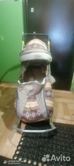 Детские санки коляска бу