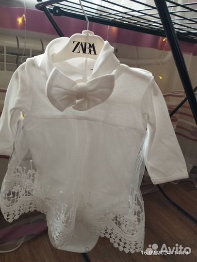 Платье для новорожденной девочки