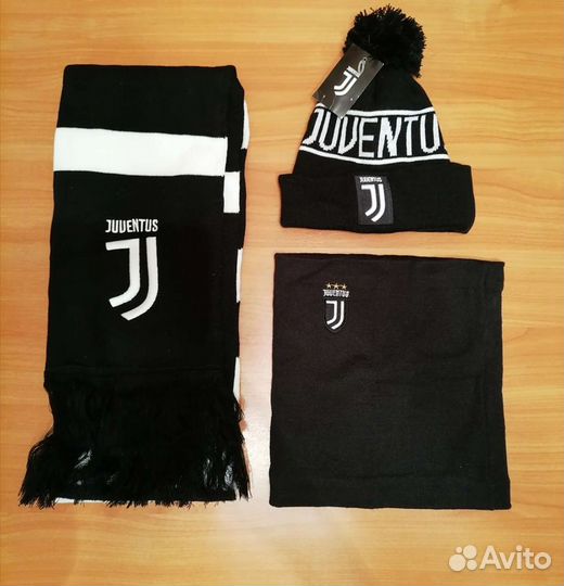 Футбольный Шарф, Шапка и Снут На Шею Ювентус