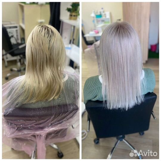 Окрашивание волос любой сложности и технике