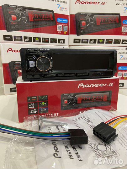 Магнитола Pioneer с Bluetooth Новая. 1 din
