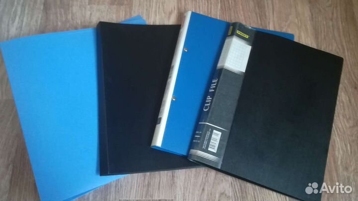 Папки-скоросшиватели, пластик. Цена за все