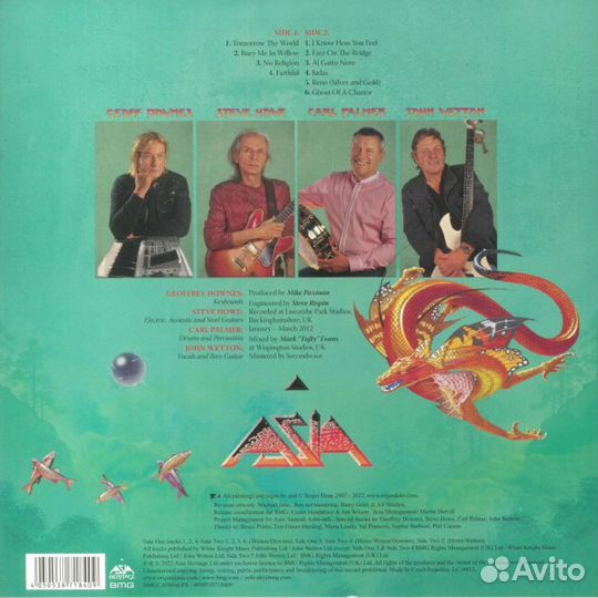 Виниловая пластинка Asia - XXX (Picture Vinyl LP)