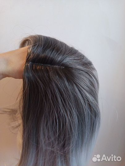 Парик амбре пепельный