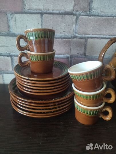 Кофейный сервиз керамика СССР