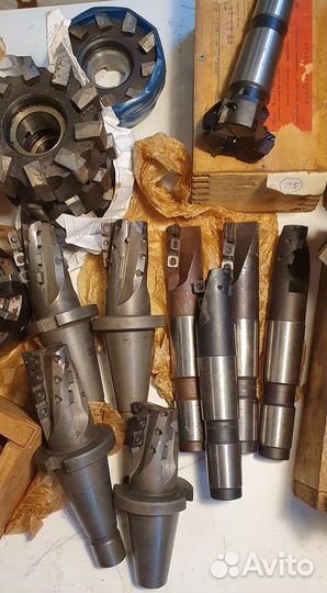 Фрезы по металлу насадные торцовые, концевые СССР