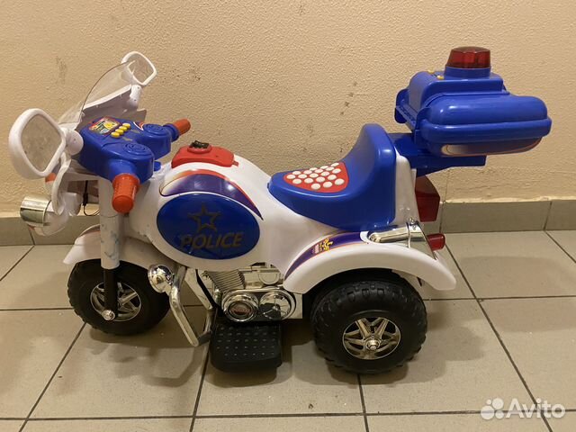 Электромотоцикл (электромобиль) Полиция 2126А