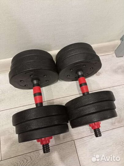 Гантели+штанга 20кг новая
