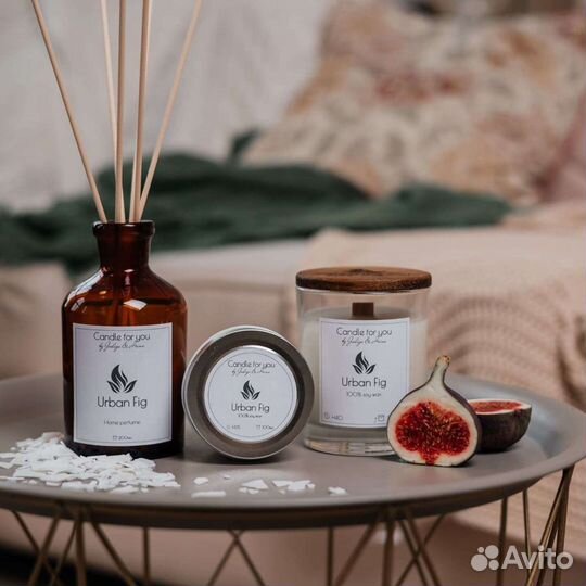 Соевые свечи premium с крышкой