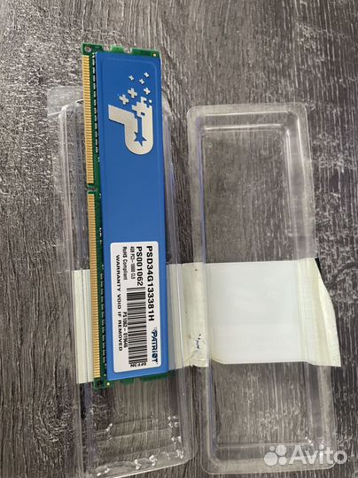 Оперативная память ddr3 4 gb 1333 Patriot