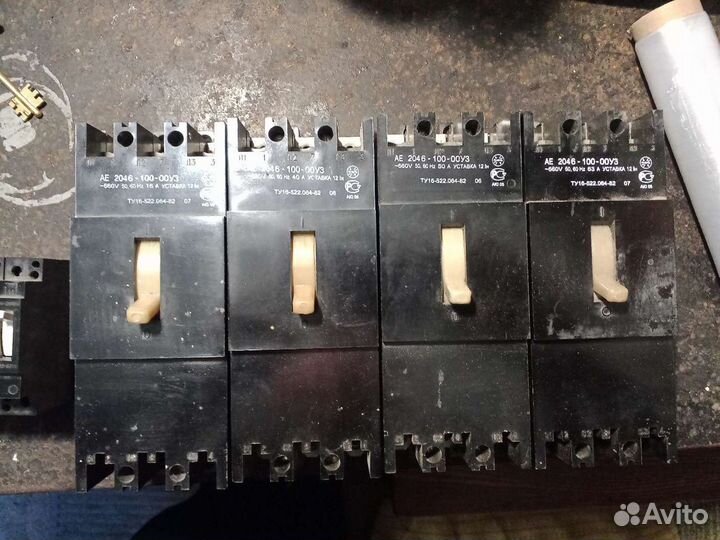 Автоматические выключатели СССР