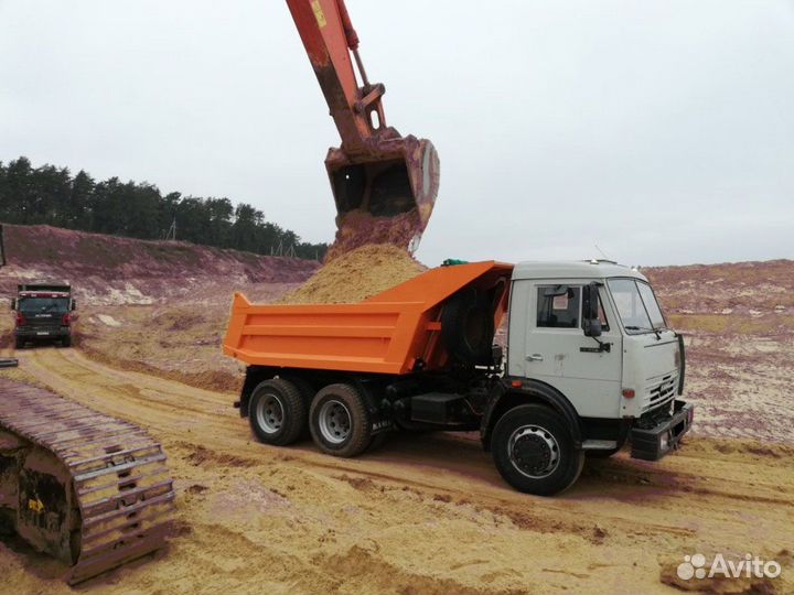 Песок \ Отсев гранитный мытый мелкий от трех кубов