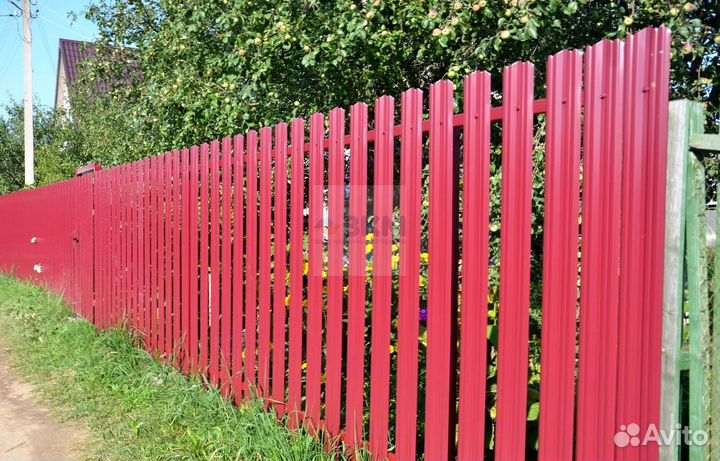 Евроштакетник металлический