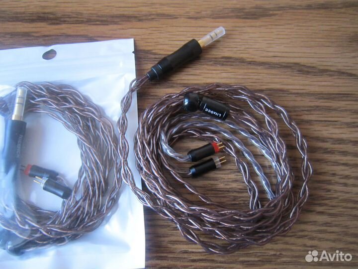 Кабель медь литц 3,5 на 0,78 вилки новый