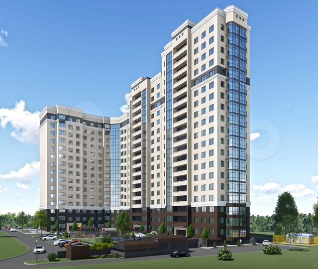 2-к. квартира, 67,7 м², 6/19 эт.