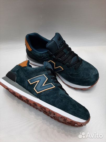 Кроссовки new balance 574 мужские замш