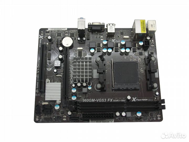 Материнская плата S-AM3+ ASRock 960GM-VGS3 FX