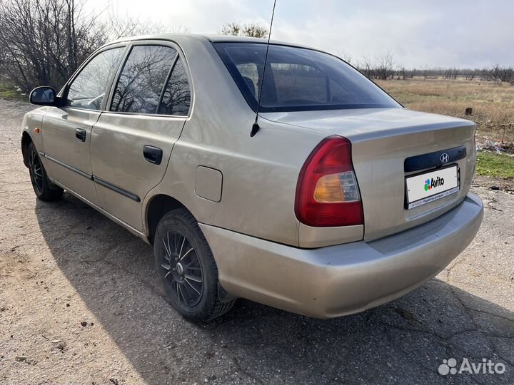 Hyundai Accent 1.5 AT, 2005, 214 000 км