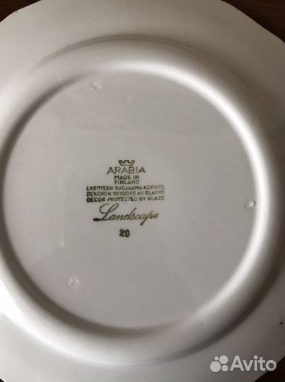 Тарелка старинная Англия