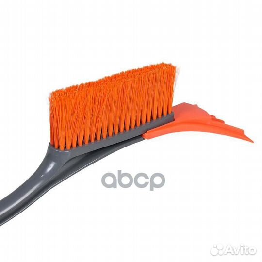 Щетка от снега и льда с мягкой щетиной + скребо