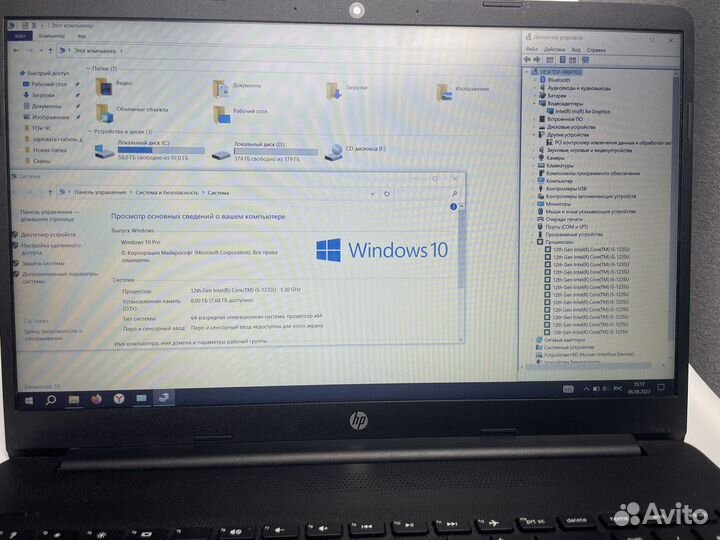 Ноутбук hp laptop 15s