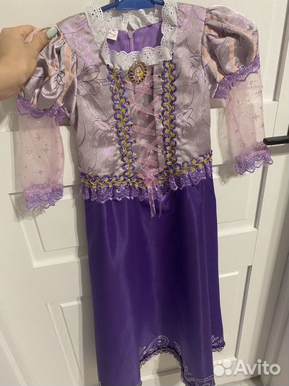 Продам новогодний костюм Рапунцель, рост 116-122