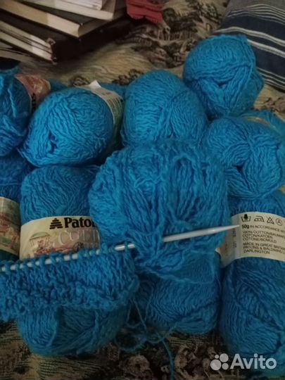 Пряжа нитки для вязания хлопок
