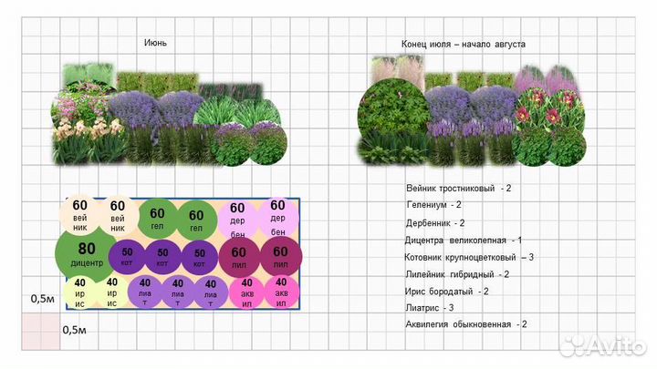 Модный цветник