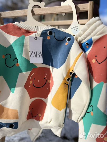 Костюм спортивный zara 104 110 116 128 см