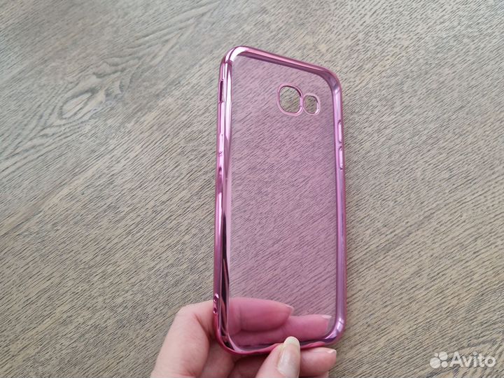 Чехол на Samsung Galaxy A5 2017 новый розовый