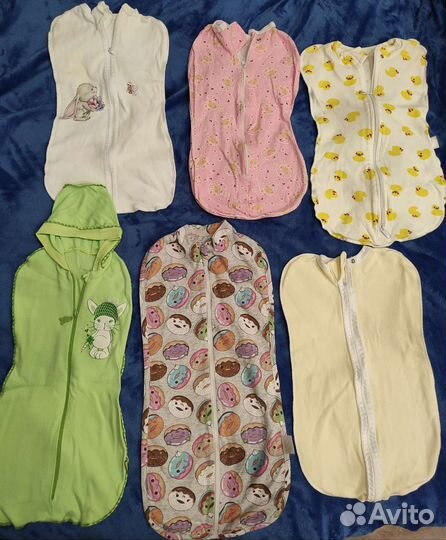 Пеленка-кокон для сна на молнии