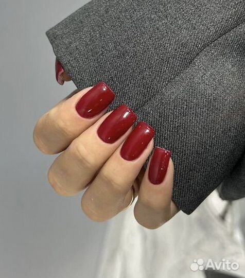 Маникюр с укреплением гелем