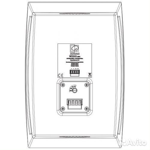 Настенная акустика audac WX802MK2/B