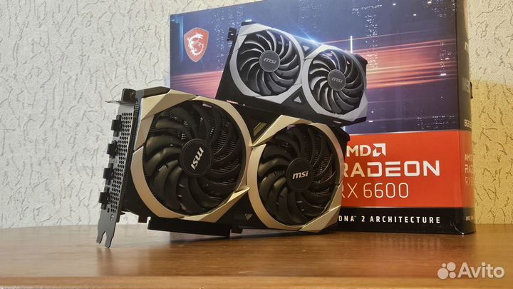 Видеокарта MSI RX 6600 Mech 2X 8GB